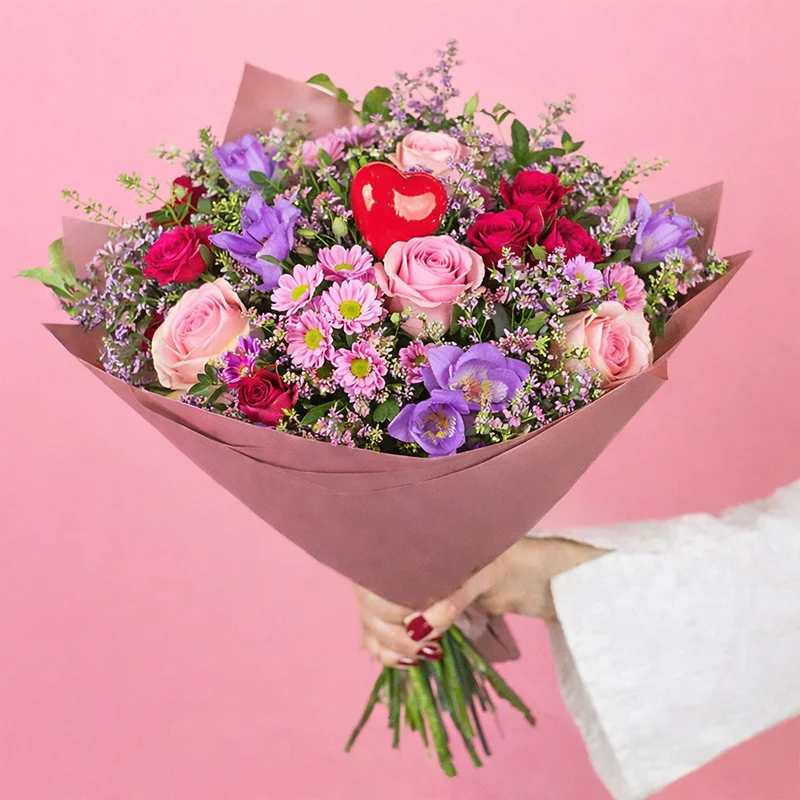 Birthday bouquet with cheerful colours