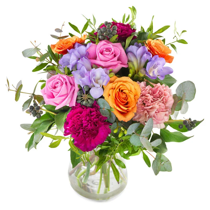 Spring bouquet with colourful flowers – send flowers to Nottingham