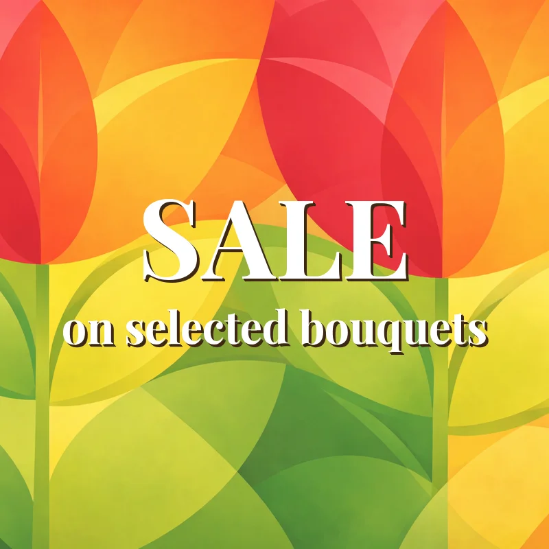 Flower sale – bouquets at discounted prices