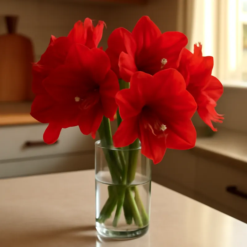 Amaryllis – Red – bilde 3