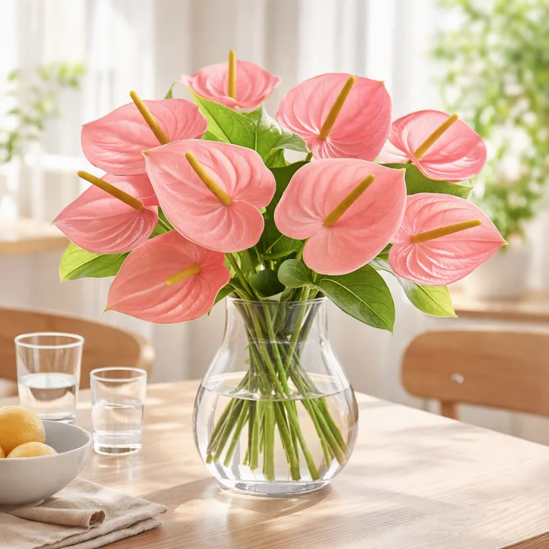 Anthurium (Flamingo Flower) – Pink – bilde 2