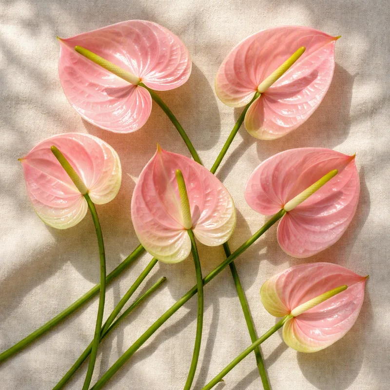 Anthurium (Flamingo Flower) – Pink – bilde 4