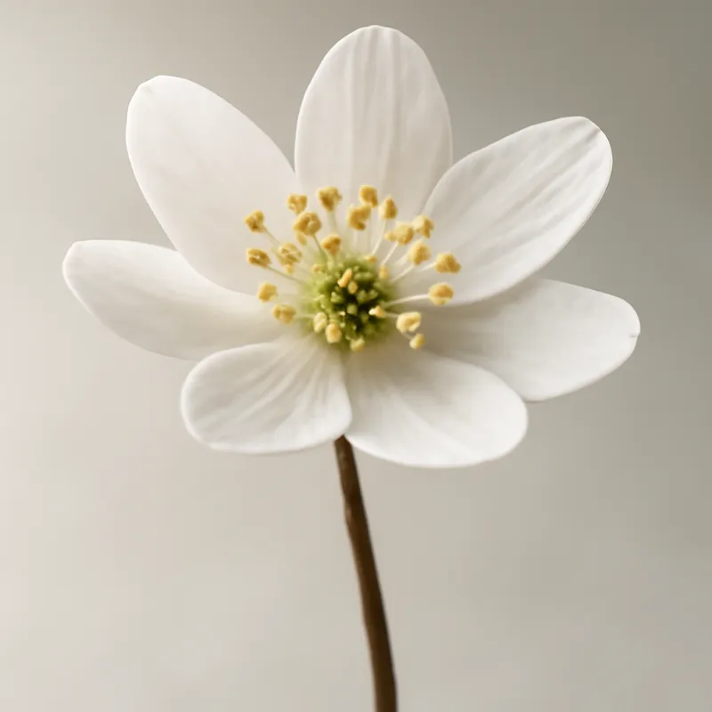 Blåsippa – White