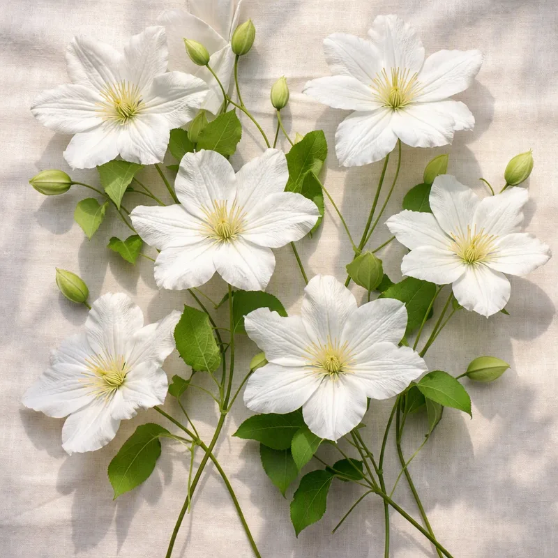 Clematis – White – bilde 4