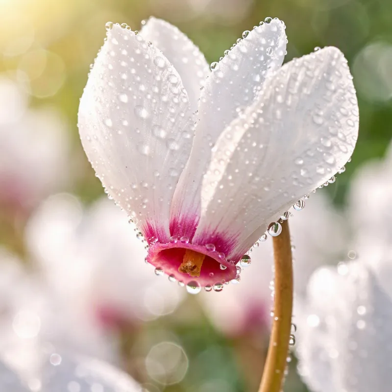Cyclamen – White – bilde 1