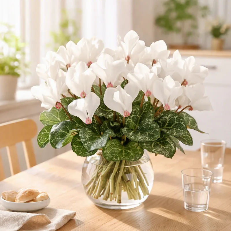 Cyclamen – White – bilde 2