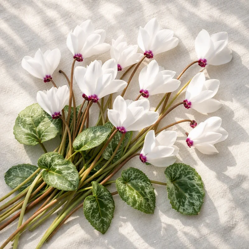 Cyclamen – White – bilde 4