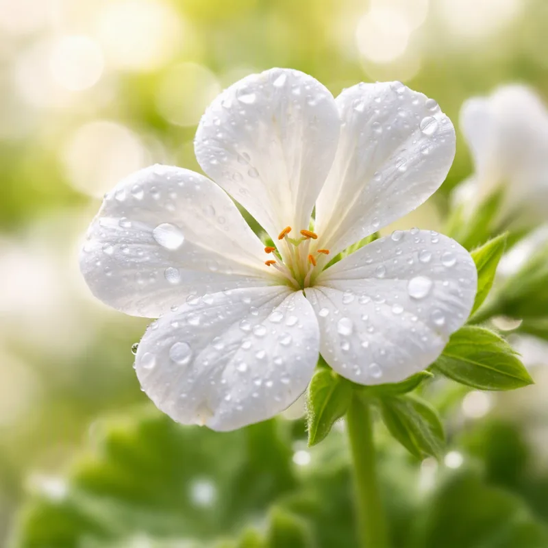 Pelargonium – White