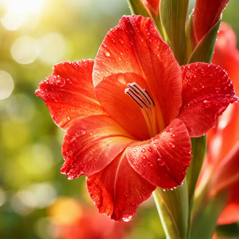 Gladiolus – Red – bilde 1