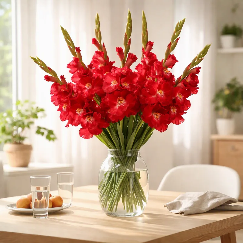 Gladiolus – Red – bilde 2