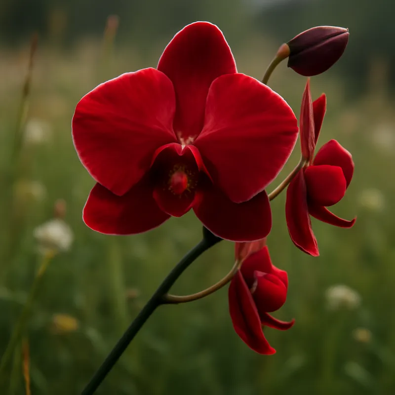 Orchid (brudorkidé) – Red – bilde 4