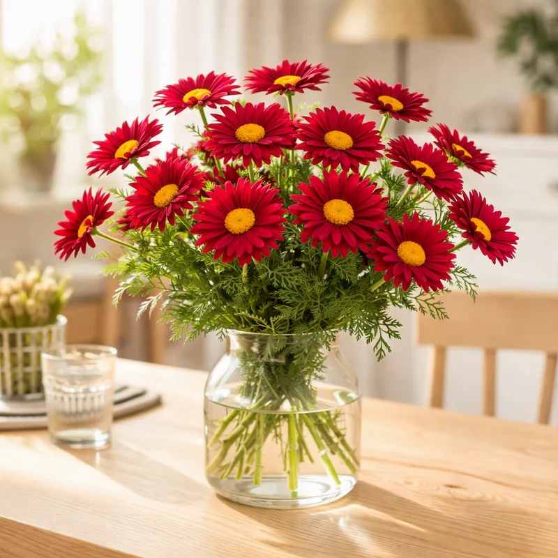 Ox-eye Daisy – Red – bilde 2