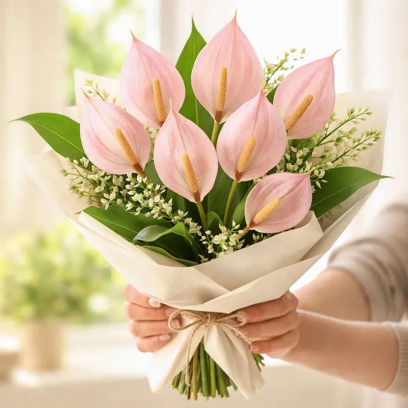 Peace lily – Pink – bilde 3