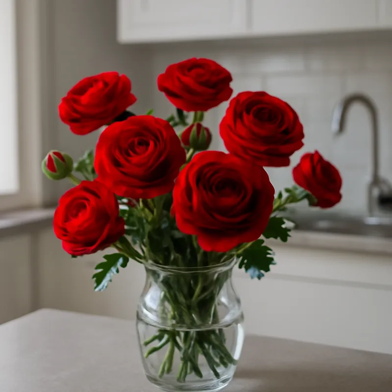 Ranunculus – Red – bilde 3