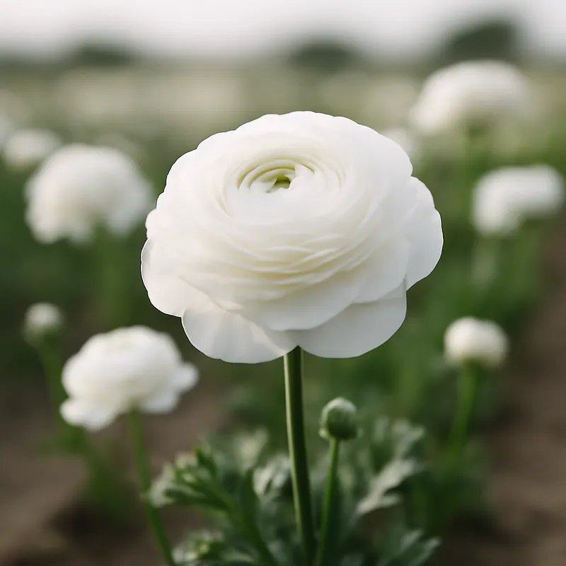 Ranunculus – White – bilde 4