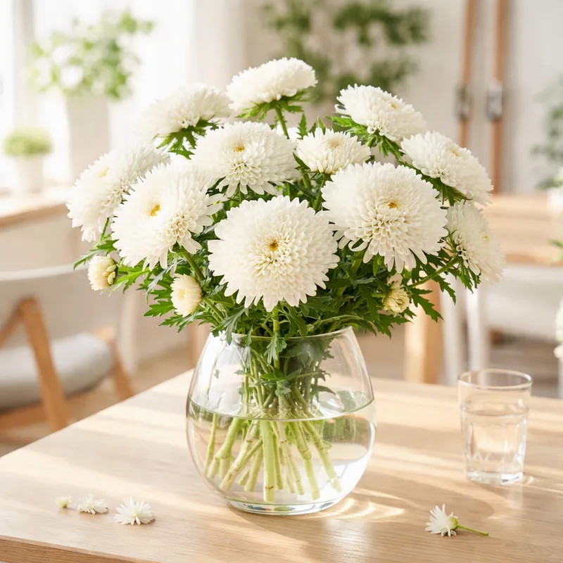 China Aster – White – bilde 2