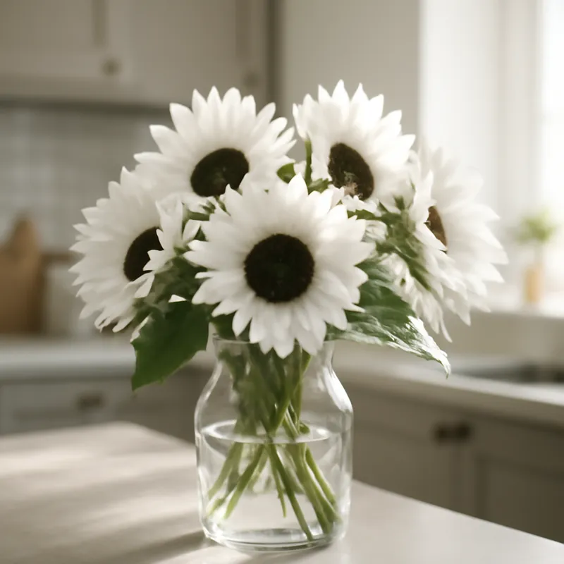 Sunflower – White – bilde 3