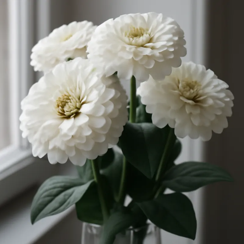 Zinnia – White – bilde 3